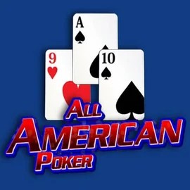 All American Poker slot visual from RTG (Reel Time Gaming) available on lucky7casinos-es.com